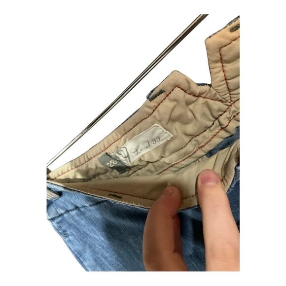 Level 99 Blue Flare & Wide Leg Jeans Y2K Vintage - Picture 2 of 3